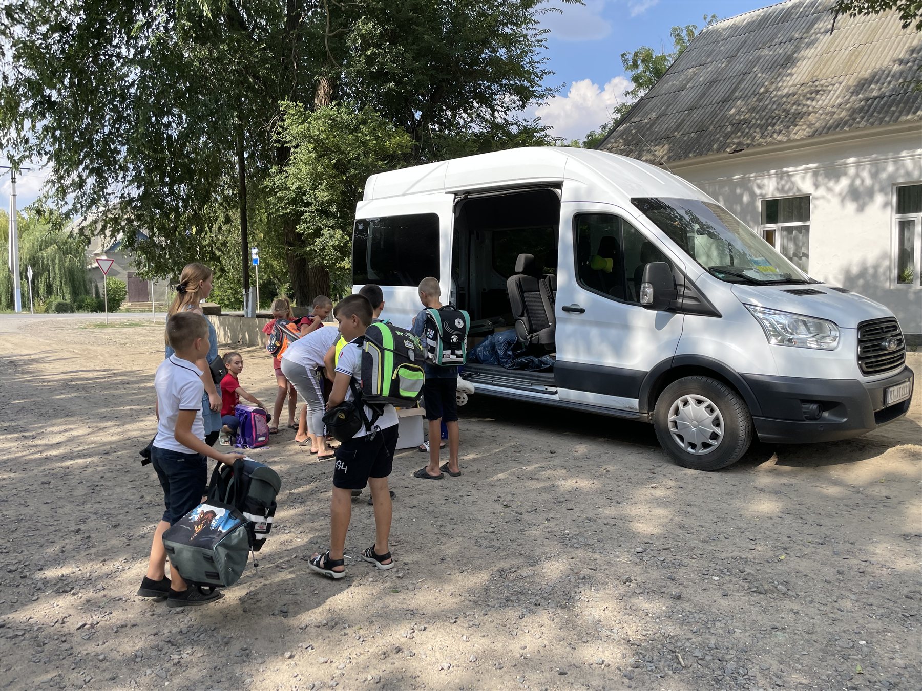 Verteilung der im Ermstal gesammelten Schulranzen
