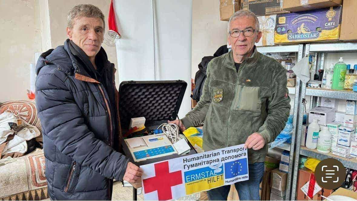 EKG-Gerät für ein Frontlazarett in Cherson
