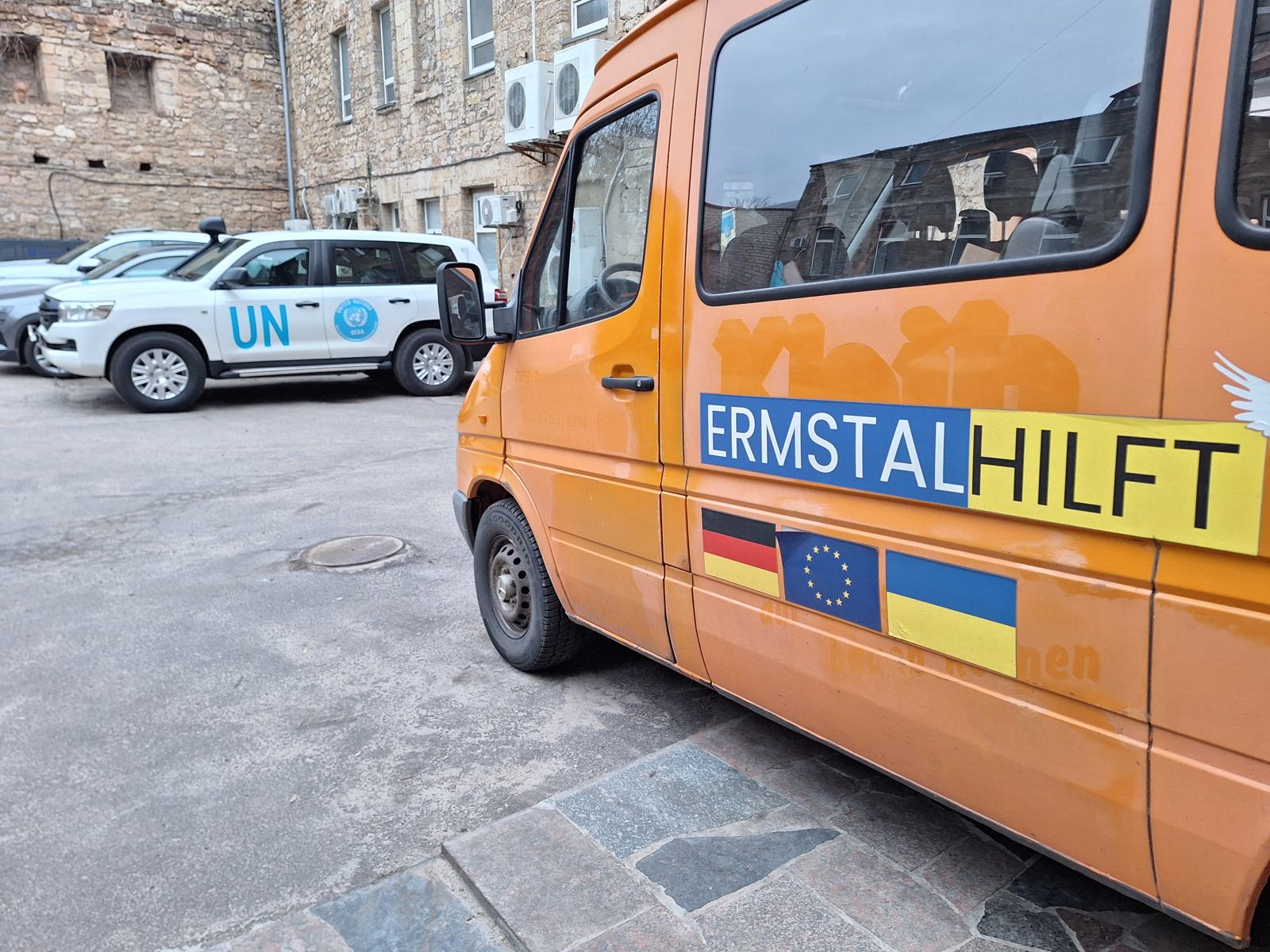 ERMSTALHILFT unterwegs in der Ukraine