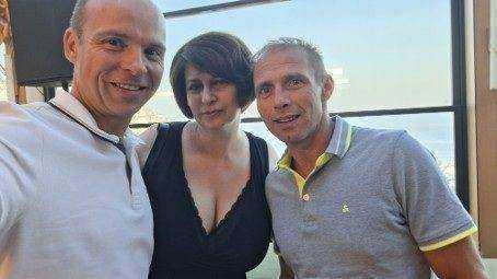 Simon Nowotni, Karina Beigelzimer und Martin Salzer in Odessa
