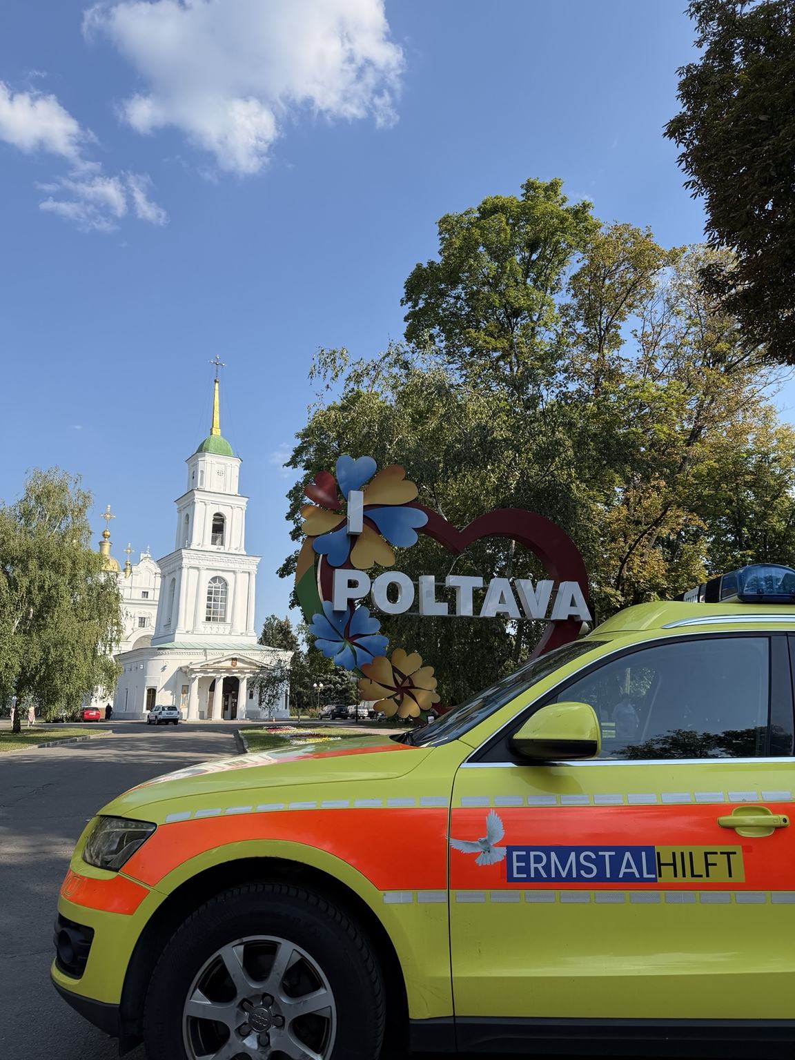Poltawa – ERMSTALHILFT auf der Augusttour