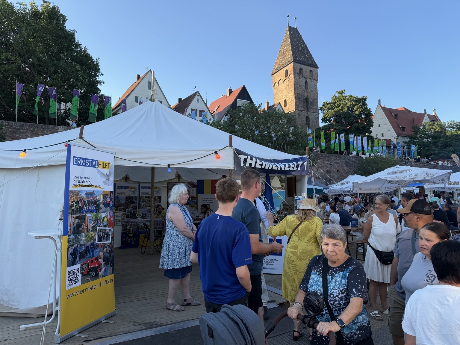 Impression vom gemeinsamen Stand beim Donaufest 2026