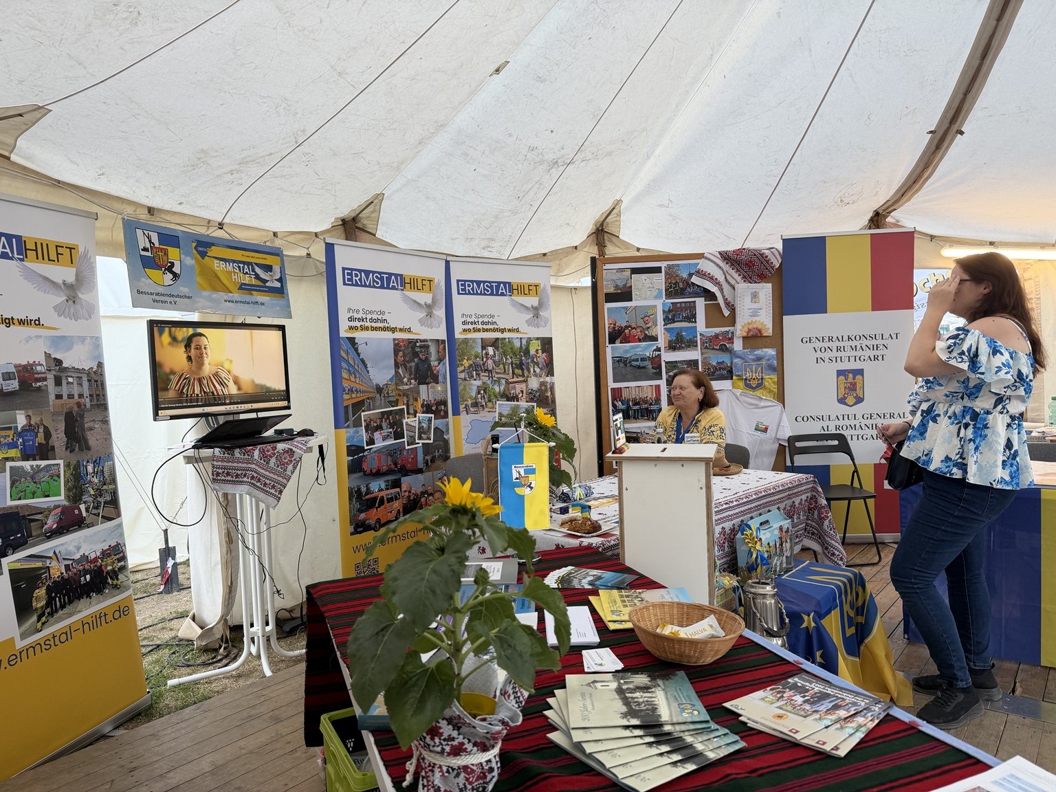 Impression vom gemeinsamen Stand beim Donaufest 2026