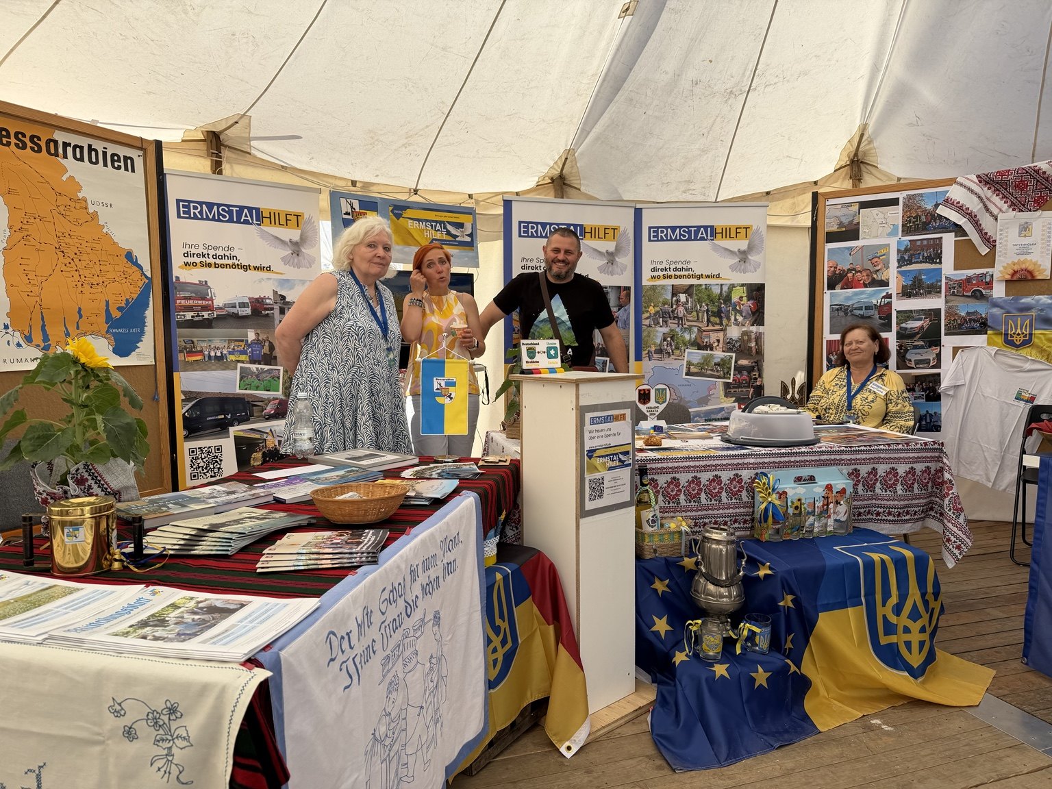 Impression vom gemeinsamen Stand beim Donaufest 2026