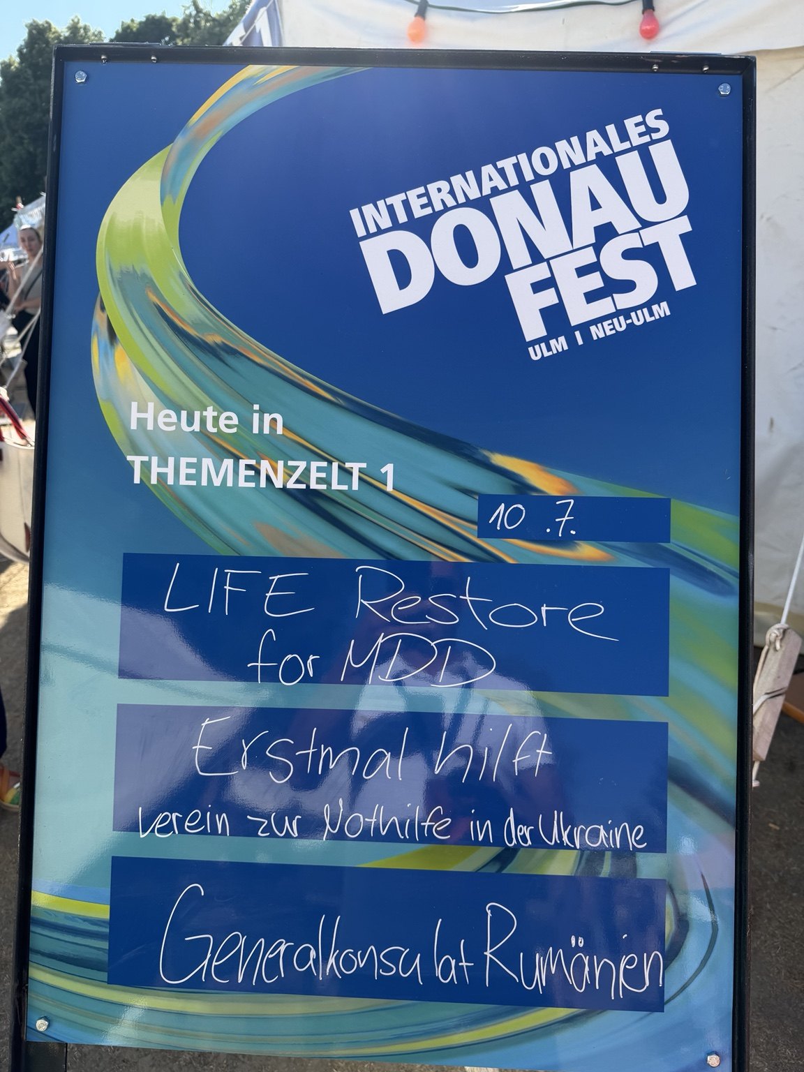 Impression vom gemeinsamen Stand beim Donaufest 2026