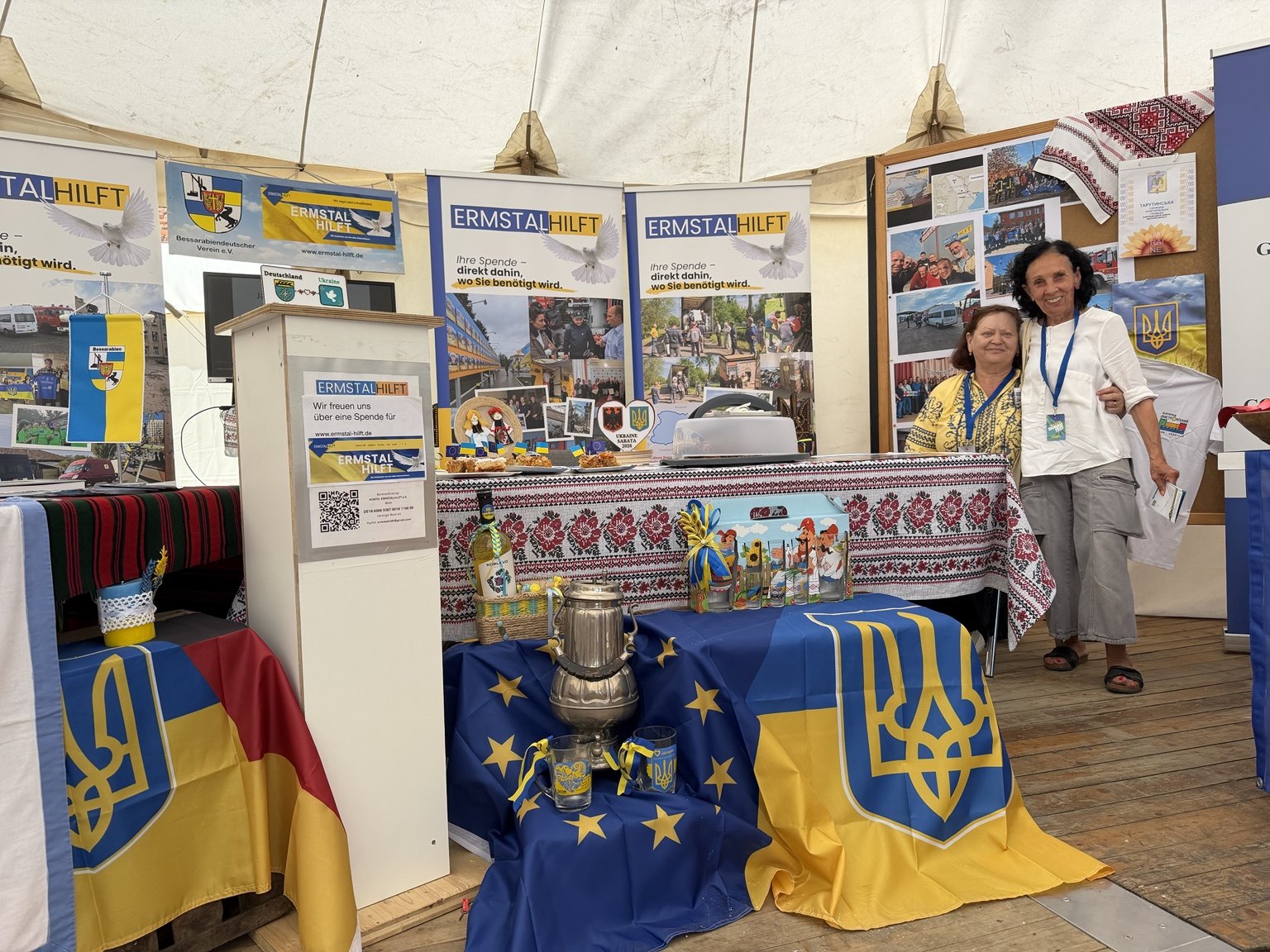 Impression vom gemeinsamen Stand beim Donaufest 2026