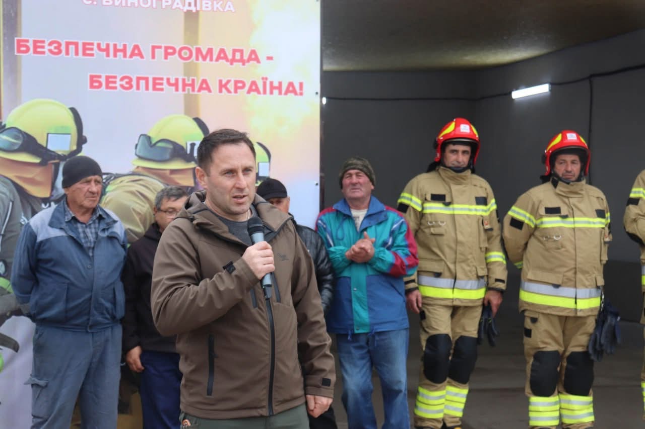 Begegnung mit Feuerwehrpartnern in Winogradowka
