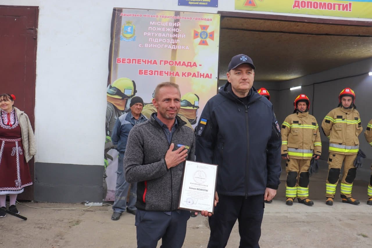 Begegnung mit ukrainischen Feuerwehrpartnern