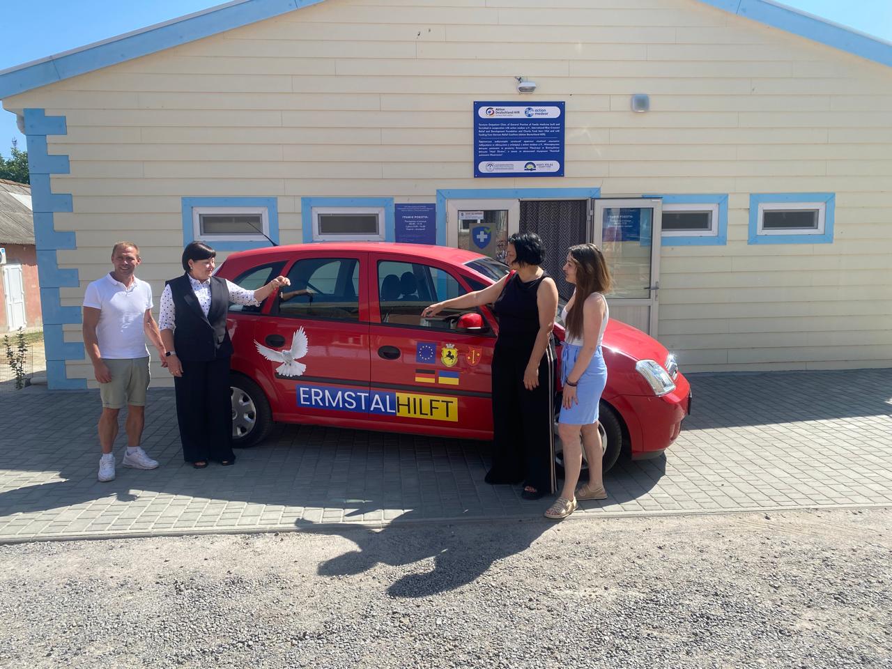 Opel Meriva für die Krankenstation Tarutino