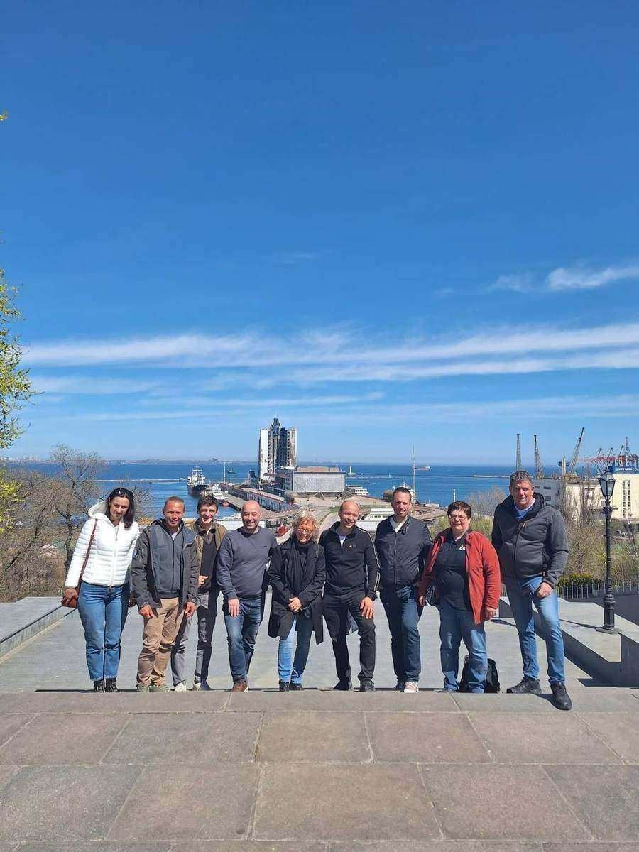 Delegation aus dem Ermstal und ukrainische Partner