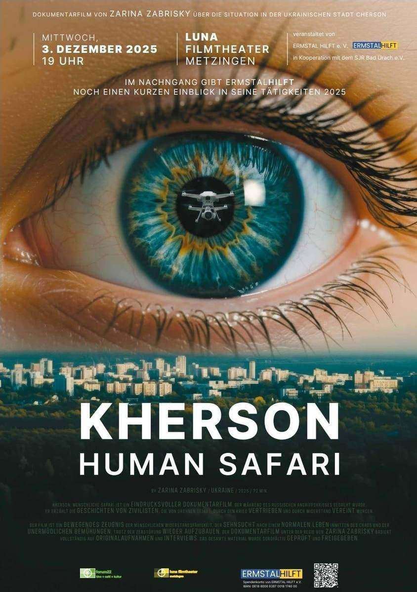 Filmplakat âKherson: Human Safariâ von Zarina Zabrisky