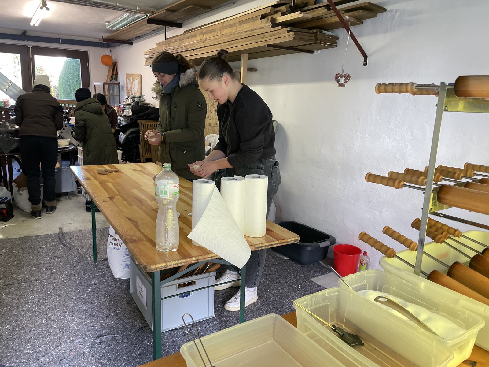 Vorbereitung fĂĽr den Weihnachtsmarkt 2022