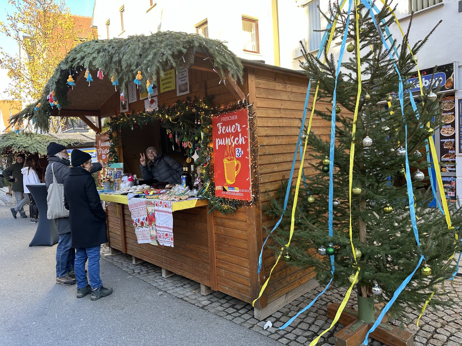 Weihnachtsmarktstand in Dettingen