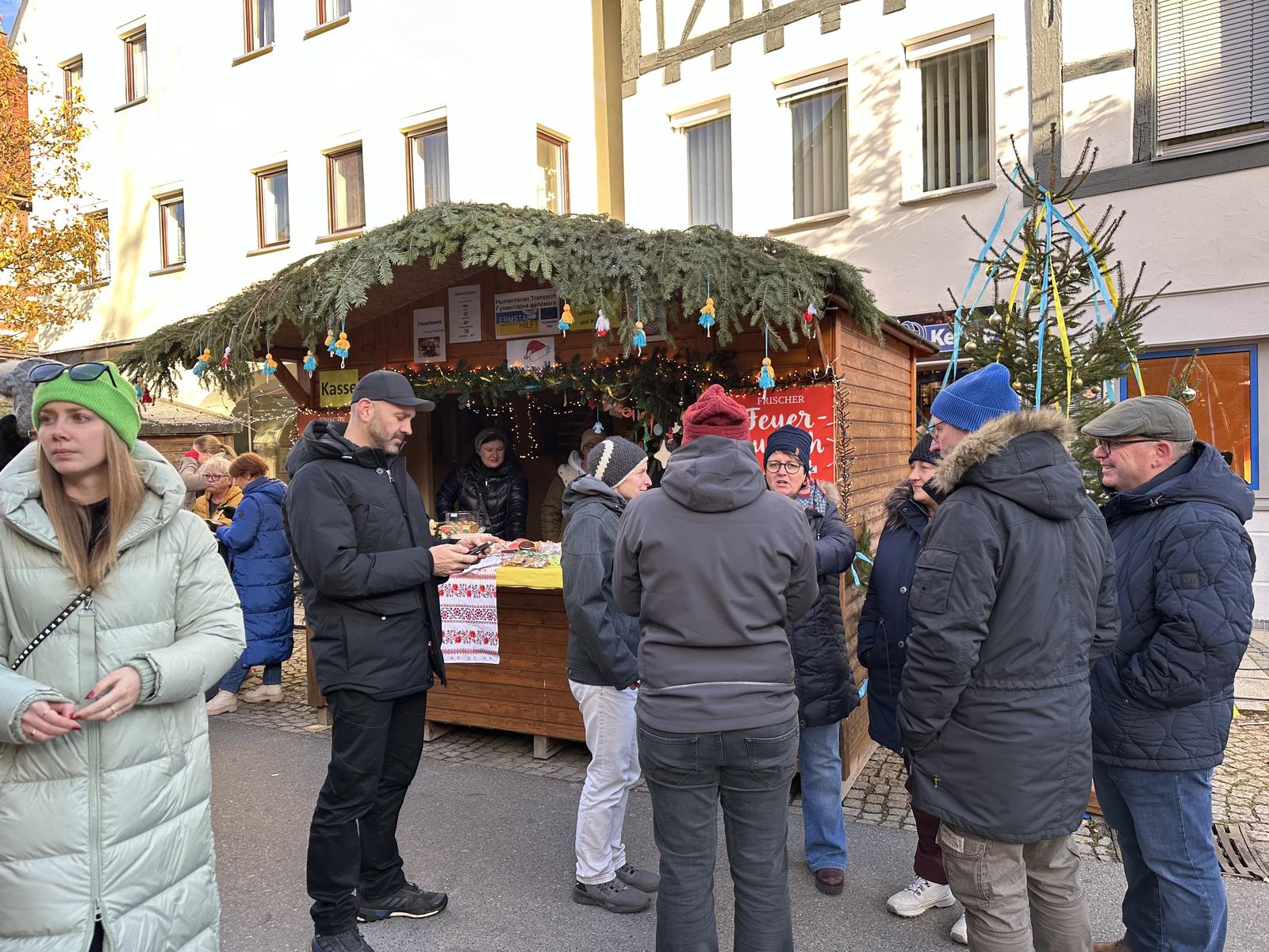 Begegnungen auf dem Weihnachtsmarkt