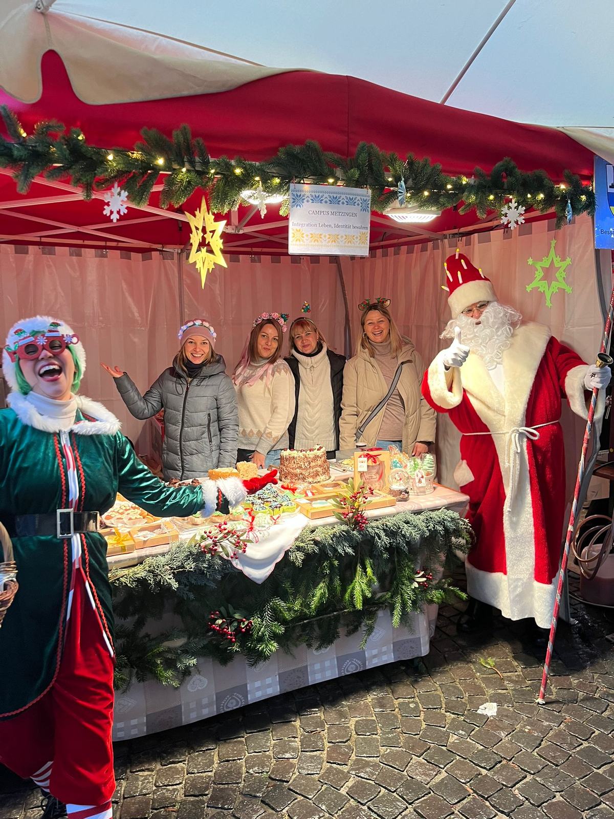 Weihnachtsmarktstand in Metzingen 2024