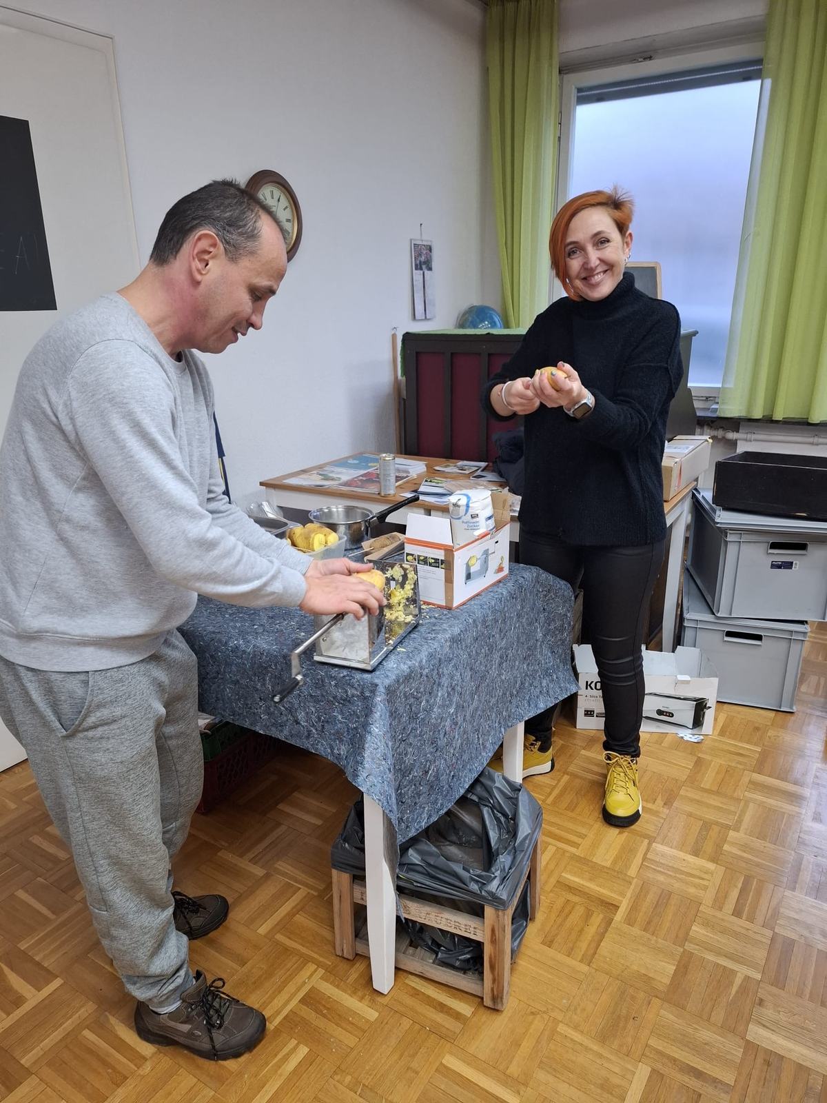 Zutaten werden vorbereitet